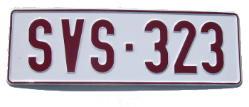 plaat wagens reflex